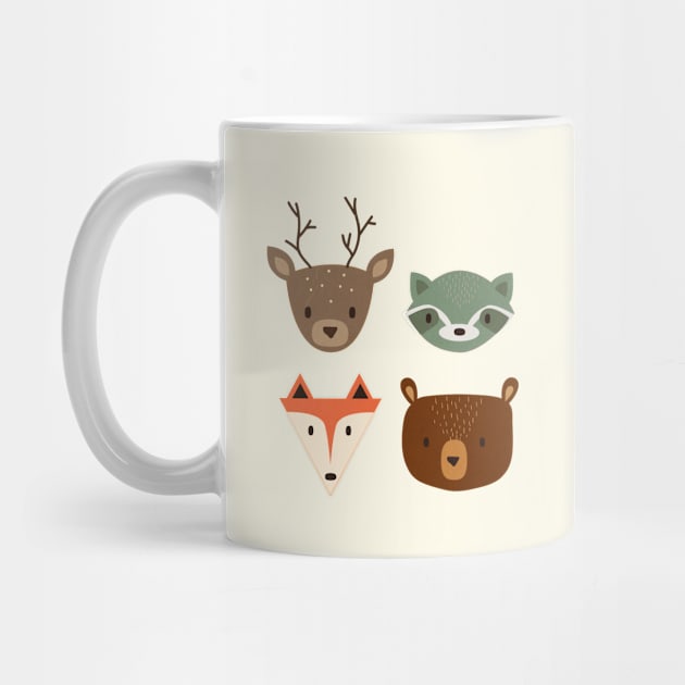 Woodland Creatures by MegDig Design